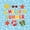 A Light Blue, variant on jejeloiu Bold Hello Summer Twin Sheets,Watermelon Anchor Print Bedding For Boys,Blue Orange,3-Piece,1 Fitted Sheet and 1 Pillowcase