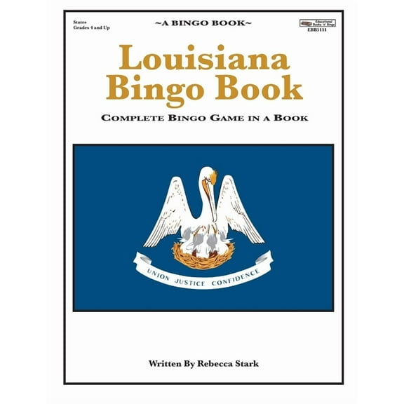 Louisiana Bingo Book: Complete Bingo Game In A Book (Bingo Books)
