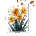 thumbnail image 3 of Qisvanset 12x16 Inch With Frame 2D Flat Wall Art Yellow Daffodils Floral Bible Verse Housewarming Decor, 3 of 8
