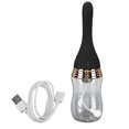 thumbnail image 1 of Enema eléctrico portátil con pera para bidé de viaje, irrigación vaginal eléctrica, lavado íntimo para mujeres, inodoro de viaje, cabezal recto, capacidad de 330 ml, 1 of 15