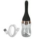 thumbnail image 1 of Enema eléctrico portátil con pera para bidé de viaje, irrigación vaginal eléctrica, lavado íntimo para mujeres, inodoro de viaje, cabezal recto, capacidad de 330 ml, 1 of 15