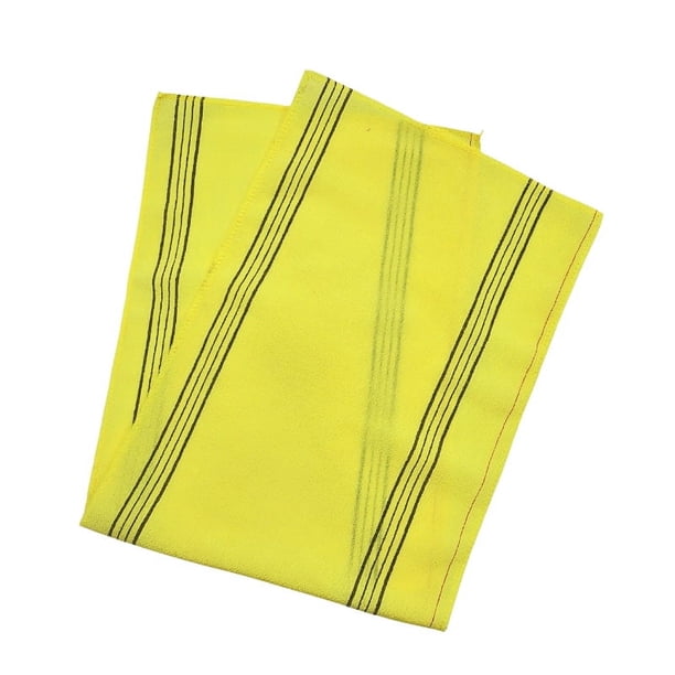 Toalla de baño para limpieza, guantes de baño, tira para frotar la espalda, toalla de baño, limpieza personal, frotamiento con barro, toalla de baño, paño