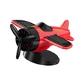 thumbnail image 3 of Yinanstore Modèle d'Avion Rotatif à Énergie Solaire Décoration Intérieure de Voiture Rouge, 3 of 8