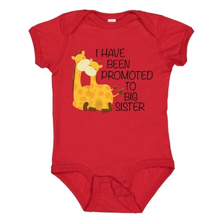 

Inktastic I Have Been Promoted to Big Sister Gift Baby Girl Bodysuit