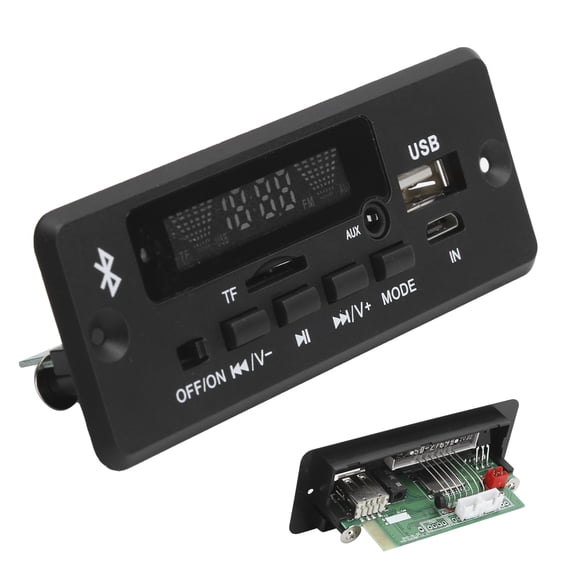 Carte de Décodage 02CABT Module de Décodage Universel WAV Carte Décodeur MP3 avec Contrôle par Application d'Appel Carte Son USB FM aux, Carte de Décodage Supporte 5.0