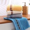 thumbnail image 2 of Djiypn Pack of 2 Washcloths, 29.5 x 13.5Inches, Lighter Weight, Quick to Dry, Super Soft & Absorbent, Face Towels, Hotel Quality, Perfect for Bathroom, Gym, Spa (Yellow, 2 Pack), 2 of 8