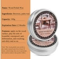 thumbnail image 4 of SEISSO Beeswax Furniture Polish, Beeswax Wood Polish for Kitchen Cabinets, Wood Floors, Tables, Scratch Cover, 3.5 oz, 4 of 11