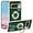 Dark green, variant on for Google Pixel 8 Pro Case with Ring Holder Magnetic Aesthetic Google Pixel 8 Pro Phone Case Silicone Soft TPU Thin White Cover 360° Rotatable Metal Kickstand (Purple)