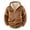 Z5-Khaki-xcmzpl mens fleece hoodie, variant on Xcmzpl Men's Zip up Sherpa Lined Hoodies Thick Fleece Heavyweight Jacket Santa Print Pocket Thermal Warm Hooded Jacket Athletic Casual Winter Sweatshirts S-3XL