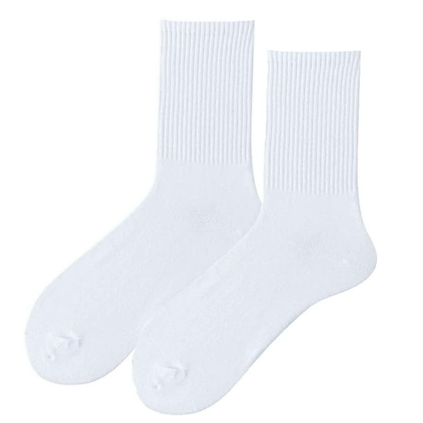 DENGDENG Mens Black Ankle Socks Comfort Crew Socks for Men Black Non