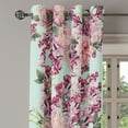 thumbnail image 3 of Ambesonne Grommet Curtain, , 50"x60", Seafoam Lilac and Raspberry, 3 of 5