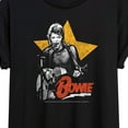 thumbnail image 3 of David Bowie - Bowie Guitar With Star   - Juniors Ideal Flowy Muscle T-Shirt, 3 of 5