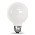 thumbnail image 2 of Feit Enhance G25 E26 (Medium) Filament LED Bulb Soft White 40 Watt Equivalence 3 pk, 2 of 8