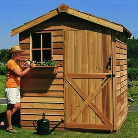 Cedar Shed 8 x 12 ft. Gardener Storage Shed - Walmart.com