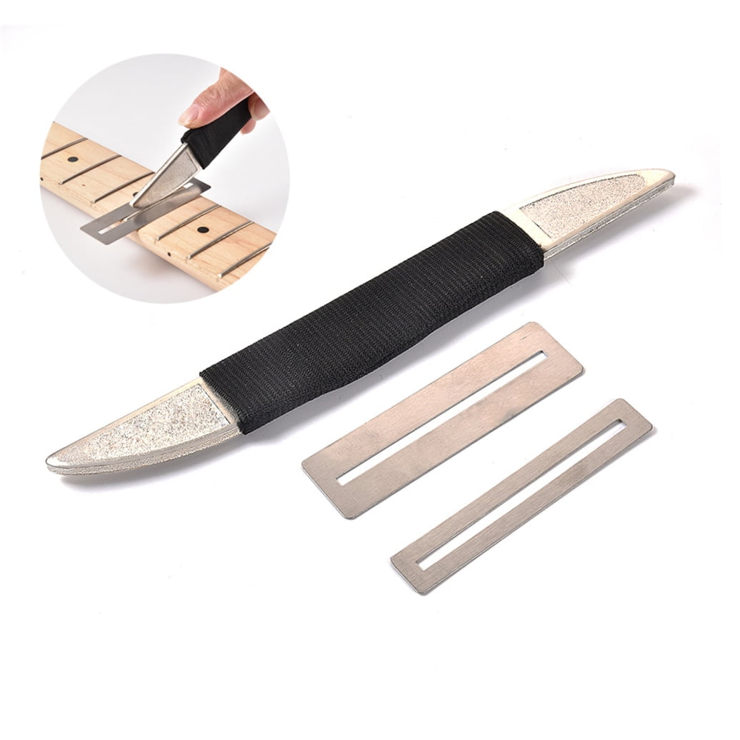 BESTYASH Metal Fret File for Guitar and Bass Maintenance, Abrasive Multi-Color Cleaning Tool, Size 1 Set for String Instrument Care