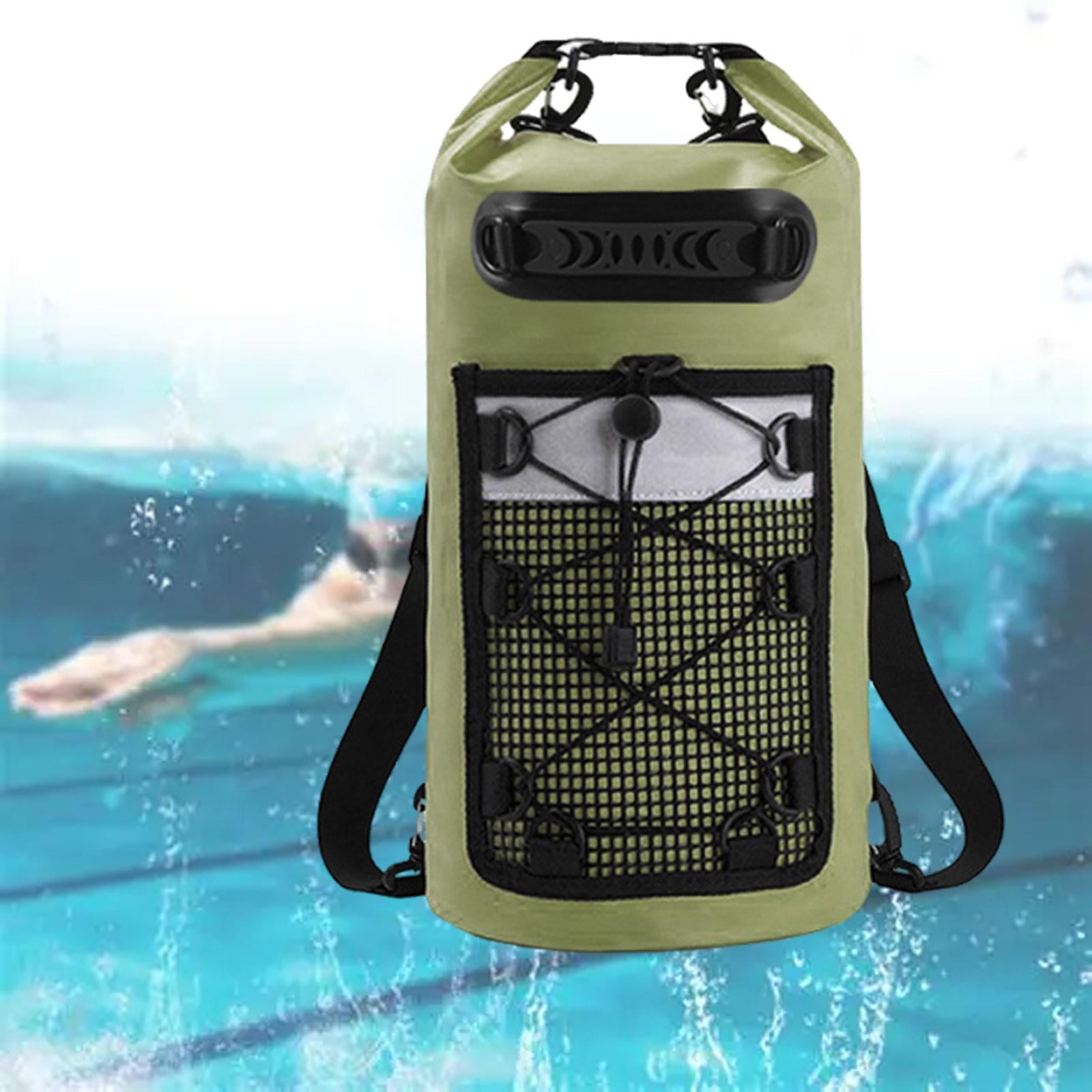 harayaa Dry Bag Comfortable Sturdy Keeps Gear Dry Large Capacity Lightweight Storage Bag Green