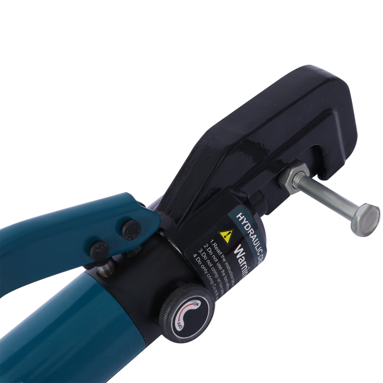 Hydraulic Hand Crimper Tool,Hydraulic Wire Terminal Crimper Swager Battery Cable Lug Crimping Swaging Tool with 9 Pairs Dies,one pair glove,