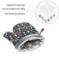 thumbnail image 6 of Cauagu Colorful Mushrooms Print Oven Mitts and Pot Holders 4 pcs Set,Extra Thicken Long Kitchen Oven Glove Potholders BBQ Gloves-Oven Mitts and Pot Holders(11 Inch), 6 of 6