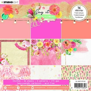 Scrap yard Just Be You Scrapbook paper pack  High quality (23 sheets , 300  gsm , matte) (9 x 6 inch) : : Home & Kitchen