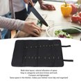 thumbnail image 3 of Sac Rouleau Portable pour Couteaux de Chef, Sac Rouleau de Rangement pour Couteaux en Toile de Cuisine avec 20 Fentes pour Voyager, Camping, Ranger Fourchettes, Cuillères, Éplucher, Sculpter, Ciseaux, 3 of 7