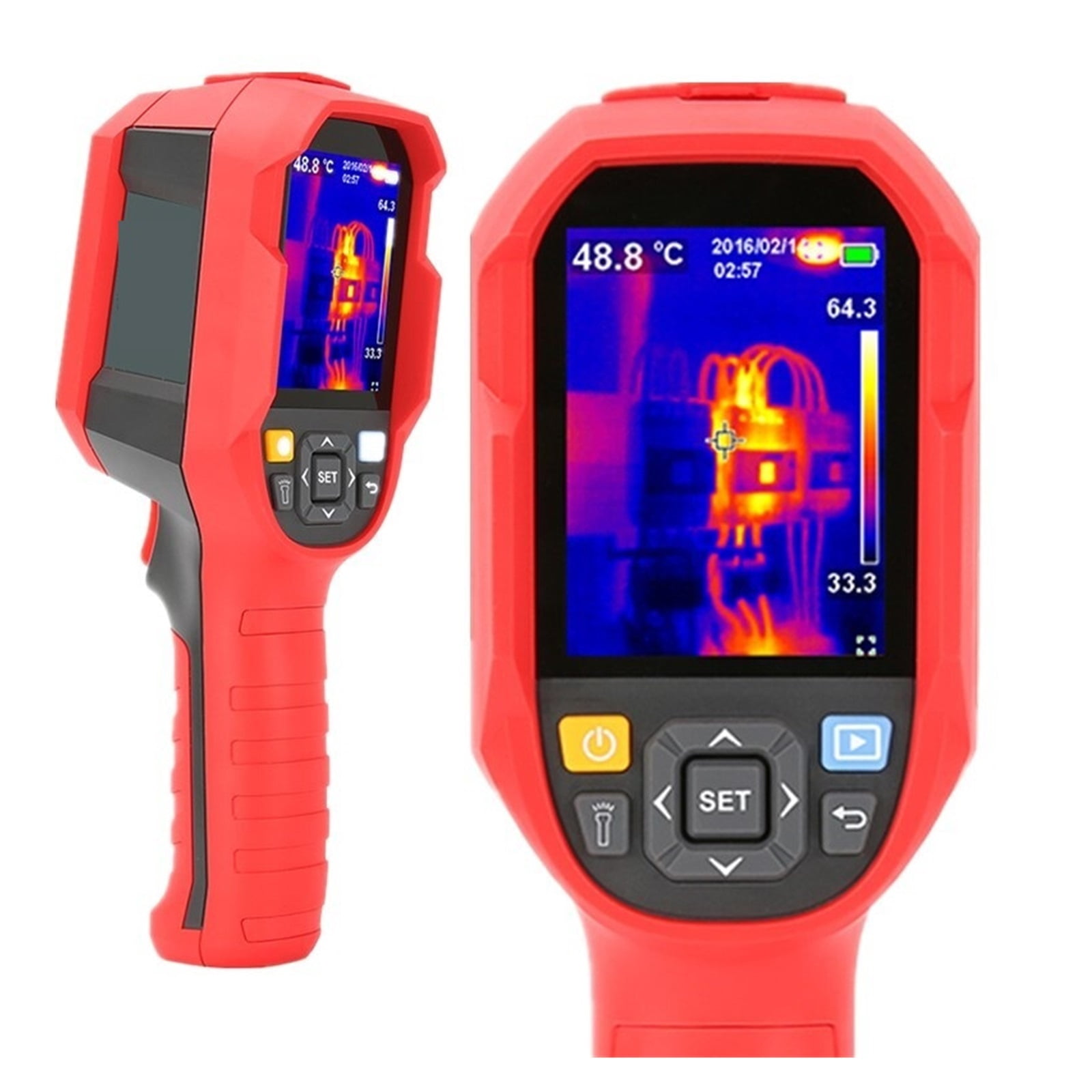 Thermal Imaging Camera, Resolution 256 X 192 Infrared Thermal Imager Handheld Thermal Imager Infrared Thermometer