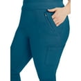 thumbnail image 4 of Healing Hands Purple Label Women's 9134 Tyra Pant 's Eight Pocket Scrub Pant - Small,Caribbean, 4 of 6