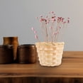 thumbnail image 1 of REOFLYUP 12Pcs Tiny Basket Storage Log Color Woven for Office Workers in Corridor, 1 of 6