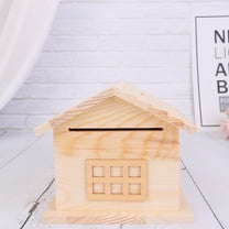 YUYUETIME Money Saving Box Plastic House Shaped 1 Pc 7.9x4.9x4.5in