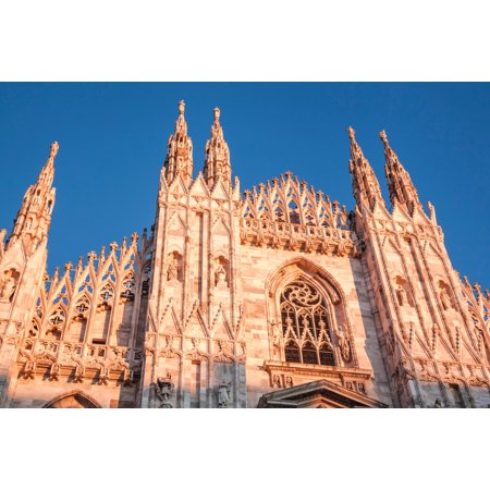 Duomo di Milano Milan Cathedral Milan Italy Photo Photograph Cool Wall Art Print Poster 18x12