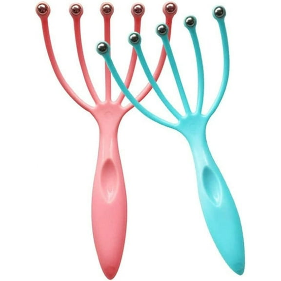 Scalp Massager, Handheld Head Massager Scalp Stress Relax, Tingler Head Massager for Hair Growth Stimulator, 2-Pack