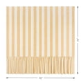 thumbnail image 5 of Beautiful Amber Yellow Mix & Match Stripe Shower Curtain by Drew Barrymore, Cotton & Polyester, 72" x 72", 5 of 9