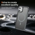 thumbnail image 5 of TECH CIRCLE For iPhone 16 Pro Max Translucent Back Case 6.9" 2024 Model, Compatible with MagSafe and Magnetic Accessories, Lightweight Slim Case, Shockproof Protective Cute Phone Cover,  Gray, 5 of 8