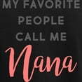 thumbnail image 3 of CafePress - My Favorite People Call Me N Women's Dark Pajamas - Women's Short Sleeve Print T-Shirt and Pants Dark Cotton Pajama Set, 3 of 7