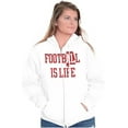 thumbnail image 4 of Alabama Sunday Night Sports Fanatic Unisex Fleece Graphic Zip Up Hoodie Brisco Brands 2X, 4 of 5