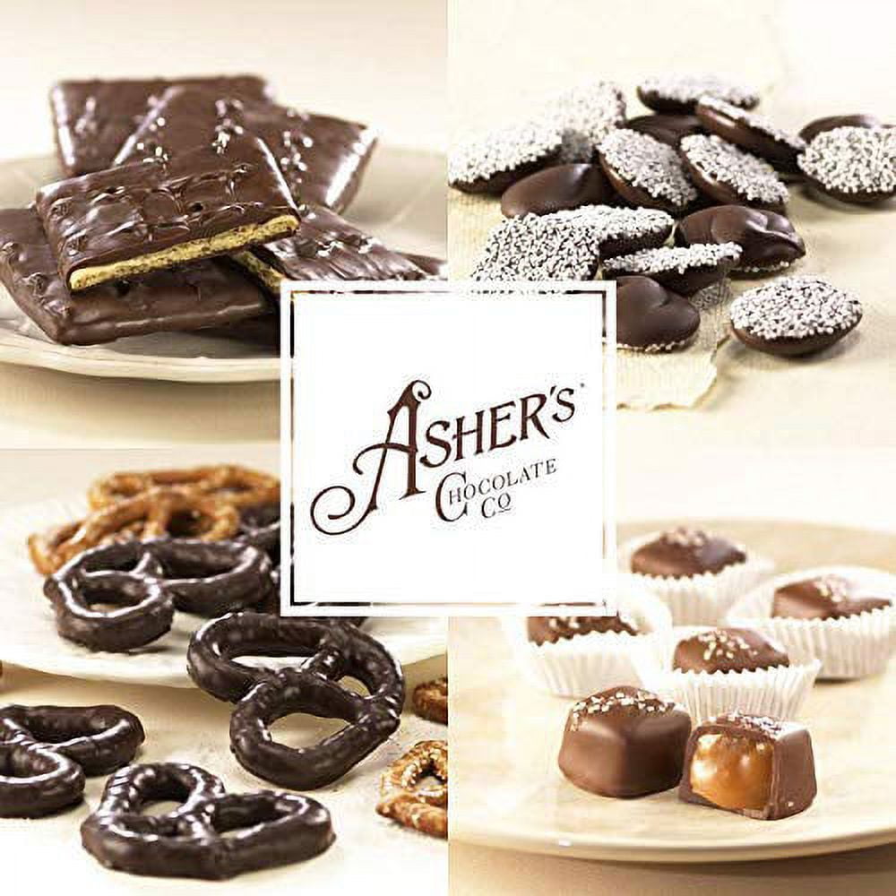 Asher's Chocolate Company, Delicious Chocolate Covered Potato Chips, Made from the Finest Kosher Chocolate, Family Owned Since 1892 (8.5oz, Milk Chocolate)