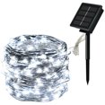 thumbnail image 2 of Fairy Tale Solar String Lights 600mAh Ni-MH string luces sin control remoto 8 funciones, 10 metros 100 luces son blancas - 10 metros 100 luces son blancas Kuyhfg Bienvenido a Kuyhfg, 2 of 5