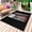 Black, variant on Navy Blue Hockey American Flag Outdoor Rug 3x5 Ft - Reversible Patio Rug Outdoor Camping Rugs, Vintage Abstract US Flag Indoor Outdoor Area Rugs, Non-Slip Outdoor Carpet Runner for Deck/Porch
