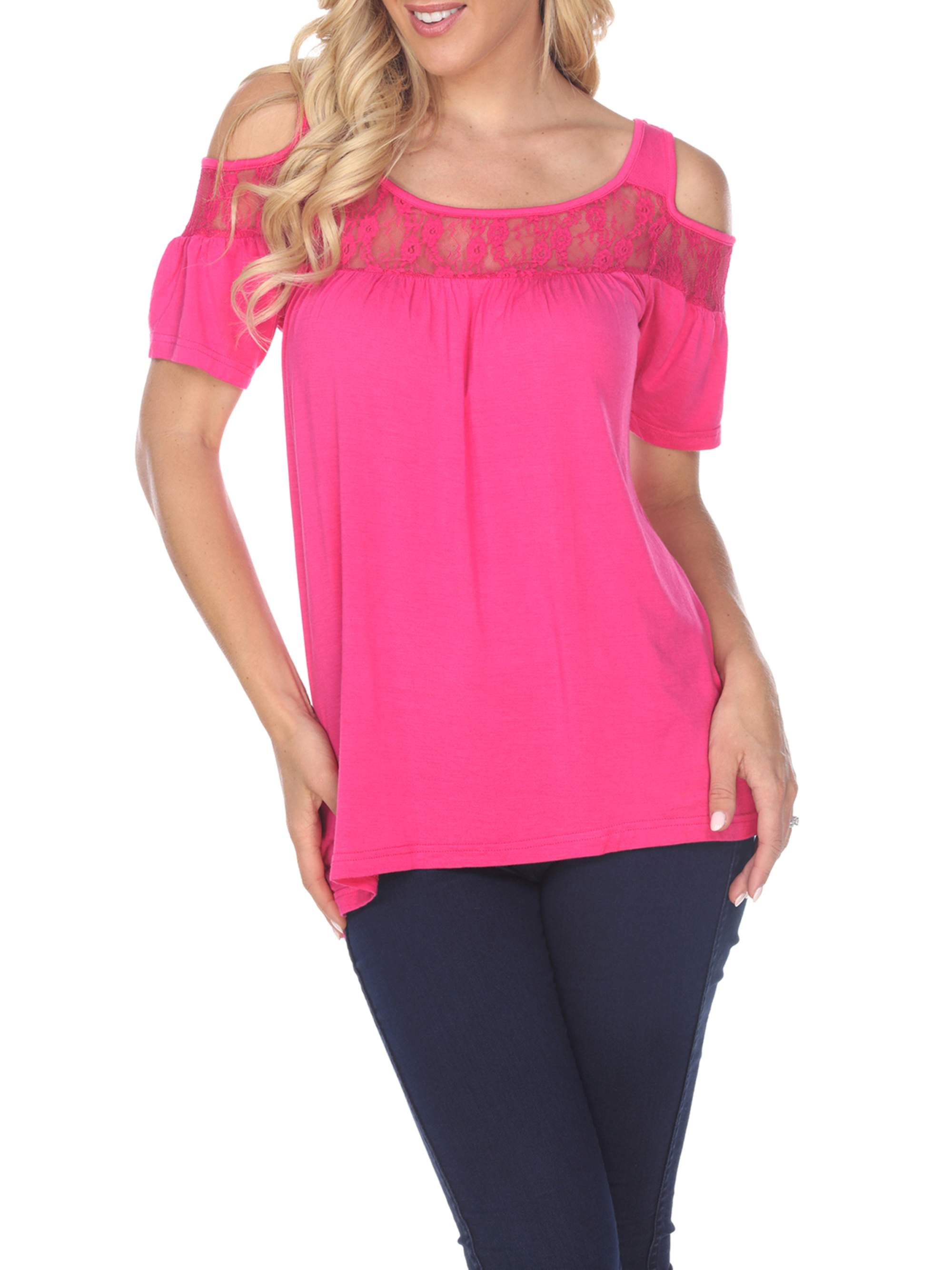 White Mark Women's Bexley Tunic Top 
