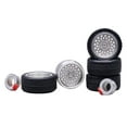 thumbnail image 2 of 4 llantas hexagonales de repuesto para ruedas, piezas de repuesto de goma profesional 1/64, neumáticos planos y llantas para accesorios, piezas para plata yotijar Run Flat Neumáticos Rueda Llanta, 2 of 7