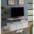 thumbnail image 1 of Convenience Concepts Designs2Go 50" TV Stand with Three Cabinets in White Wood, 1 of 4