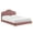 Pink, variant on Modway Aviana Performance Velvet King Bed in Dusty Rose