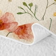 thumbnail image 5 of Manfei Botanical Flower Quilt Full 3-Piece,Spring Garden Full Bedspread Sets,1 Coverlet and 2 Pillowcases, 5 of 7