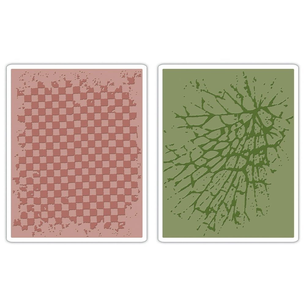 Tim Holtz Alterations Texture Fades Embossing Folders, Checkerboard