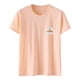 thumbnail image 1 of Blusa informal de manga corta con estampado de cuello redondo para mujer Fridja  ghk2429, 1 of 6