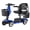 Blue, variant on 20A -- 32miles Electric Mobility Scooter for Adults,Wheelchair Device for Travel, Elderly. 350 lbs Max Weight, 350W Heavy Duty  Mobility Scooters for Seniors wiht Two Baskets