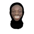 thumbnail image 1 of Funny Spoof Mask, 3D Printed, Emoticon Headscarf, Creative Prank Cosplay Mask, Riding Sunscreen, 1 of 8
