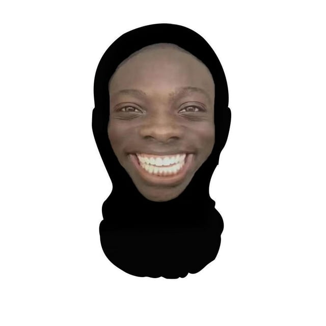 Funny Spoof Mask, 3D Printed, Emoticon Headscarf, Creative Prank Cosplay Mask, Riding Sunscreen