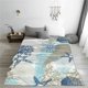 thumbnail image 5 of Fotbe Algae Corals and Seashells Manta de Franela Acolchonada con Estampado, Súper Suave y Esponjosa, Extra Grande para Sofá, Cama, Uso Todo el Año-60"x50", 5 of 7