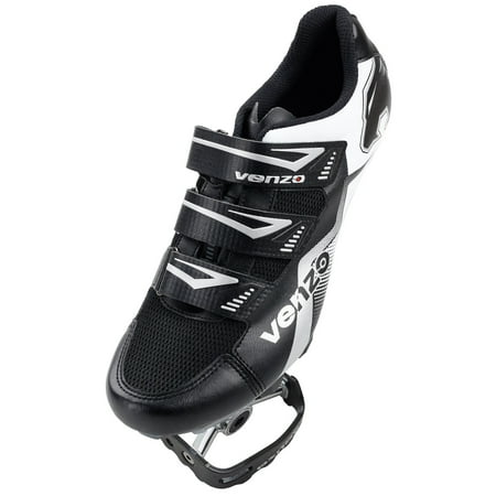 

Venzo MTB Bike Bicycle Men s Cycling Shoes With Pedals & Cleats - Size 43