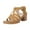 #192-Brown, variant on Women's Chunky Heel Fashion Sandals with Adjustable Ankle Strap and Cushioned Footbed for Spring and Summer Casual Wear Plus Size